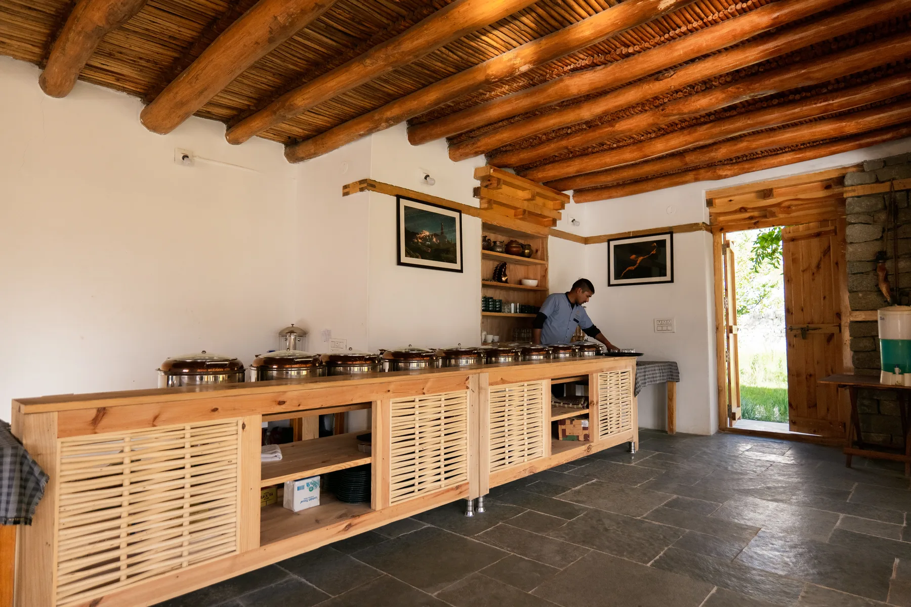 Farm kitchen at Nubra Ecolodge